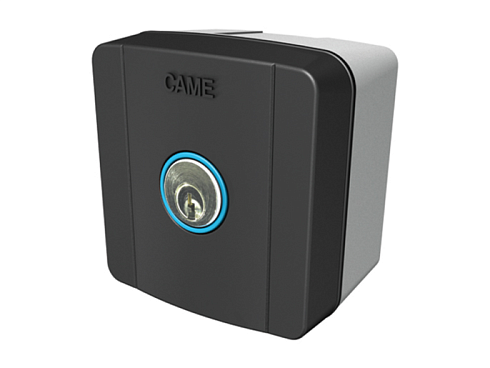 Купить ключ-выключатель накладной CAME SELC1FDG с синей подсветкой с доставкой и установкой в Курганинске