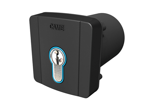 Купить Встраиваемый ключ-выключатель CAME SELD2FDG с цилиндром замка DIN и синей подсветко с доставкой и установкой в Курганинске