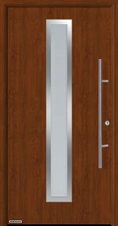 Входные двери Hormann Thermo 65 Мотив 700 S с декором поверхности под древесину