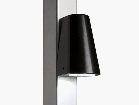Заказать Элегантное LED-освещение Locinox (Бельгия) TRICONE для ворот, цвета zilver и 9005 (черный) в Курганинске