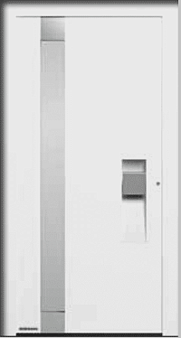 Двери входные алюминиевые ThermoCarbon Hormann - Мотив 306 в Курганинске